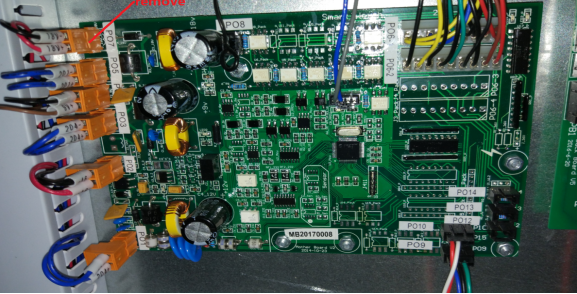 How to solve failure of touch screen-12 head linear weigher 8