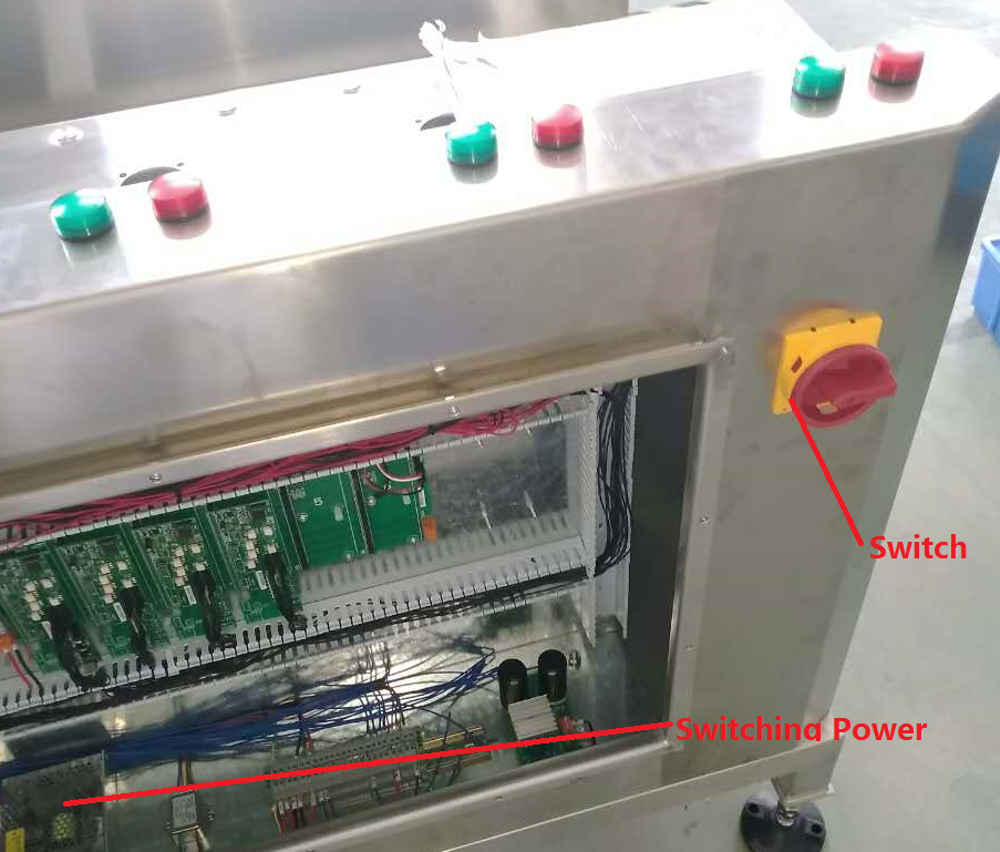 How to solve failure of touch screen-12 head linear weigher 1