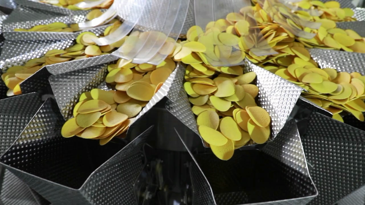 Automatic Potato Chips Vertical Packing Machine Line 4