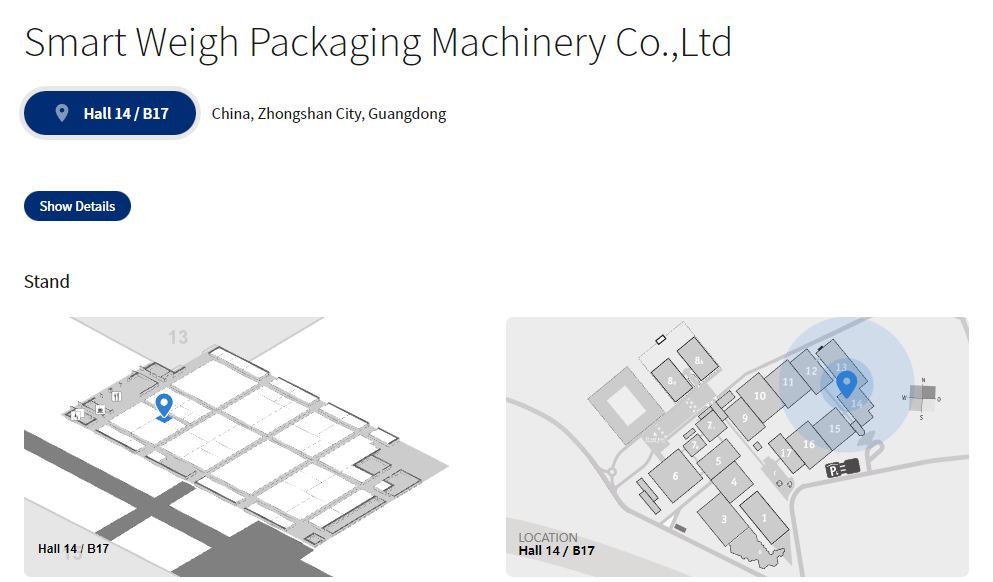 Interpack 2023 14번 홀 B17 부스 | 스마트 계량 포장 기계 2