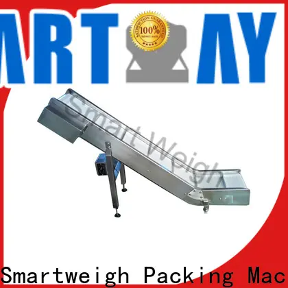 Smartweigh Pack inclined bucket conveyor factory price for food labeling 1
