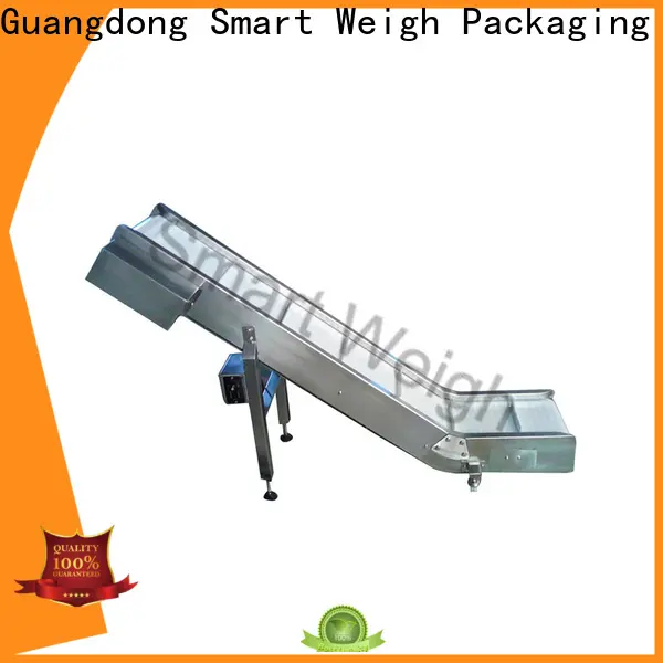 Smartweigh Pack easy operating inclined cleated belt conveyor order now for food labeling 1