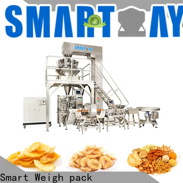 Smart Weigh pack cooked multihead weigher bulk production for food labeling 1