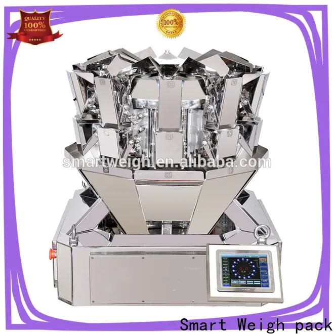 Smart Weigh pack adjustable semi-automatic multihead weighers company for food labeling 1