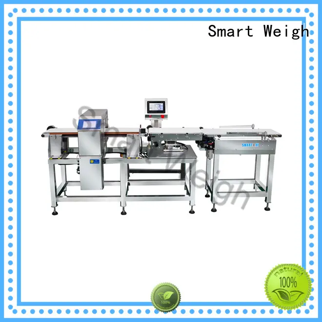 Smart Weigh checkweigher metal detector machine factory price for food labeling 1