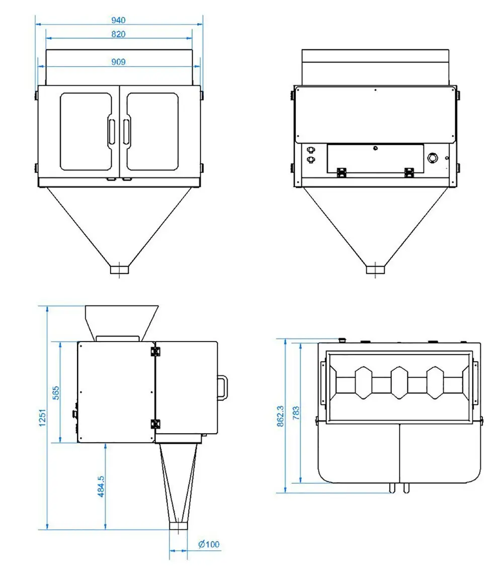 linear weigher packing machine industrial Smart Weigh Brand linear weigher 2