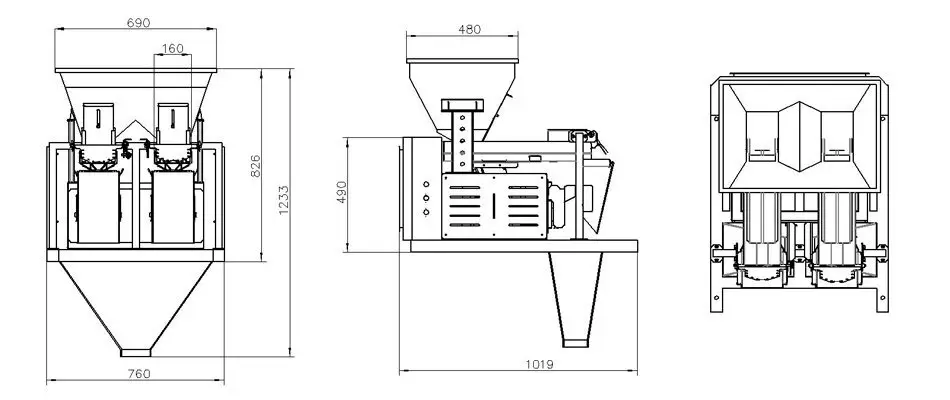 Smart Weigh Brand seeds combination rice linear weigher 2