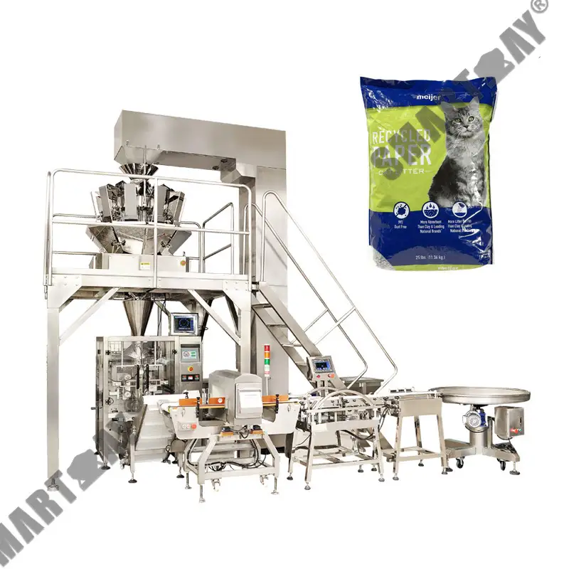 دستگاه بسته بندی خاک گربه ۱ تا ۱۰ کیلوگرمی - راهکار کامل توزین و بسته بندی 1