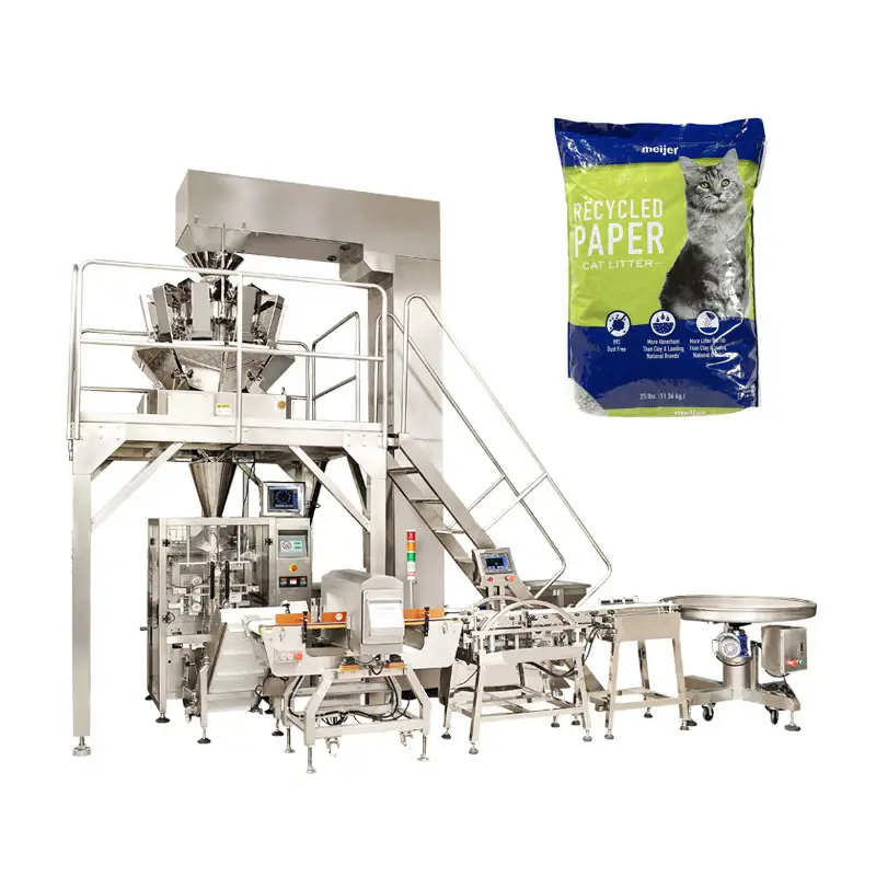 1-10KG Cat Litter Packing Machine - Complete Weighing &amp; Packaging Solution 1