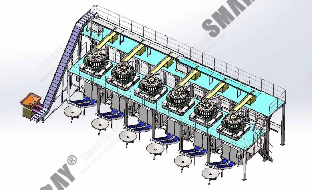 200 Pakaĵoj/min Ultra Rapida Ĉipspakmaŝina Linio | Ĉinia Fabrikisto 1