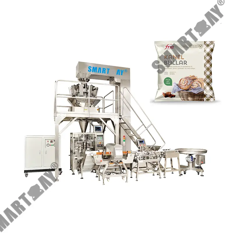 Supplier Mesin Pengemas Roti Kayu Manis Kanelbulle Kualitas Luhur 1