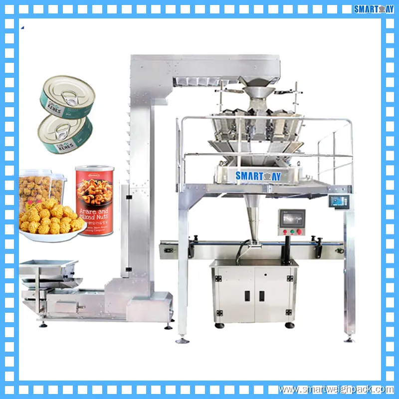 Automatic Multihead Jar Filling and Weighing Machine for Granules 1