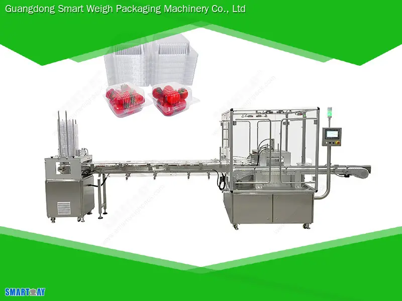 Smart Weigh Automatic Clamshell Tray Filling & Sealing Machine 1