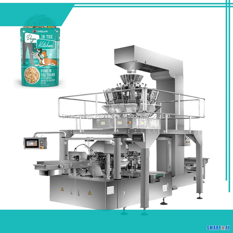 Wet Pet Food Vacuum Pouch Packing Machine: Sachet Filler 1