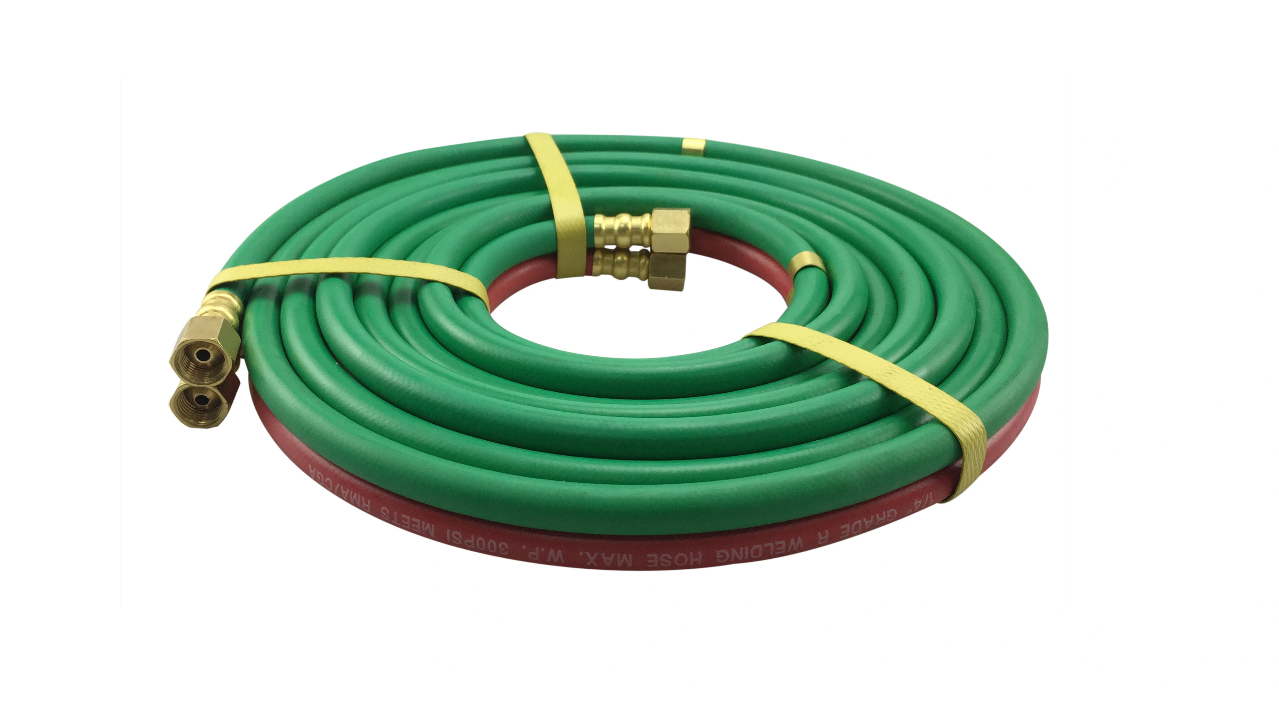 Grade R 6mm Rubber Double Twin Welding Hose for oxygen acetylene kit Twin Hose with Fittings | PASSIONHOSE 1