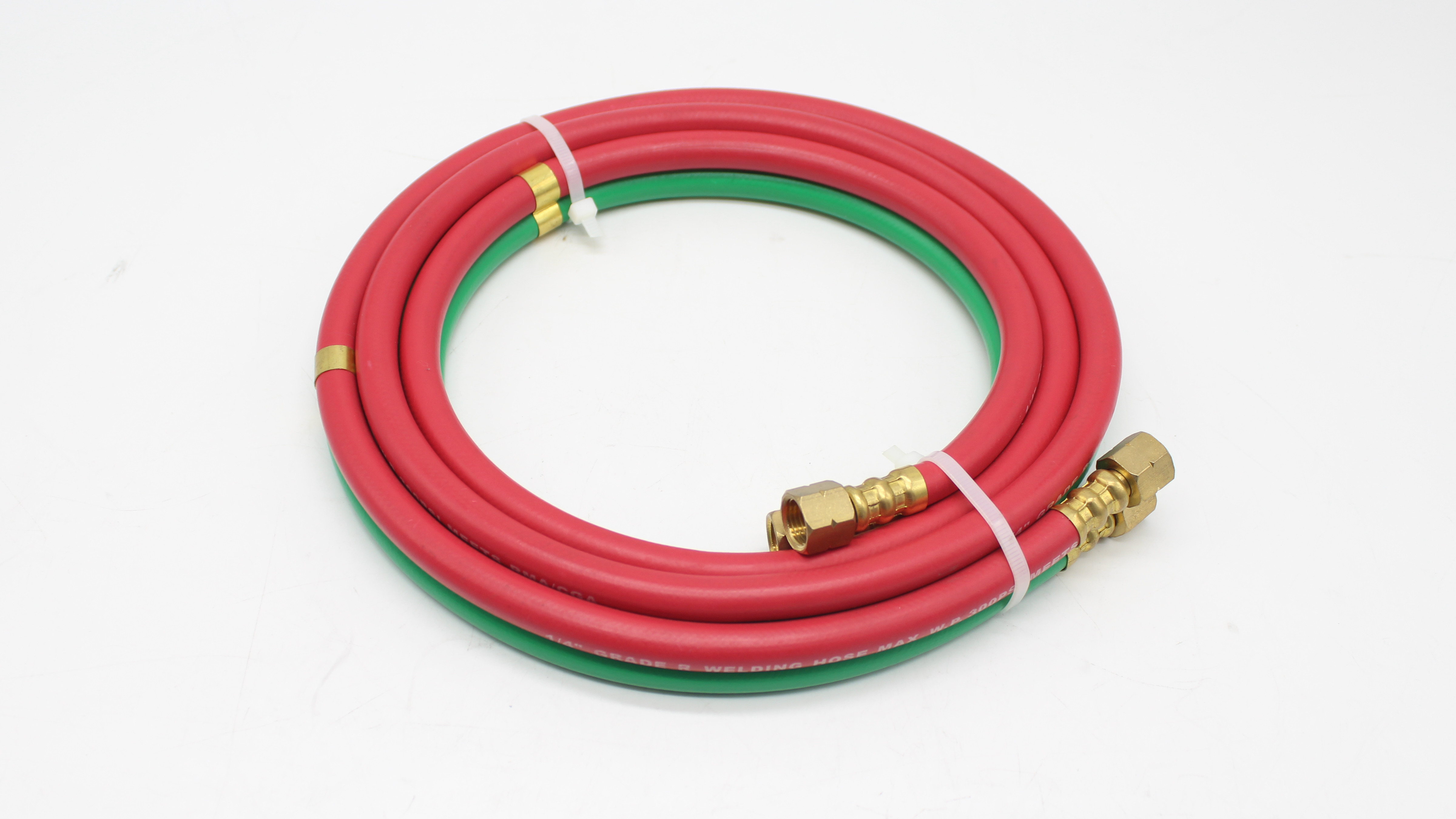 ISO3821 Standard Red and Green Grade R I.D 1/4'' x 25ft W.P 300Psi Twin Hose for US Market | PASSIONHOSE 7