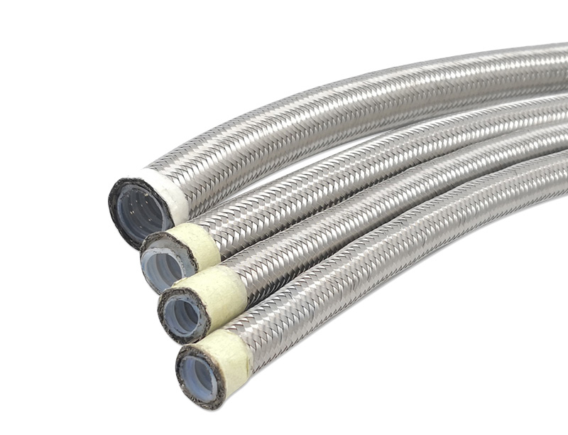 3/8 Stainless Steel Braided PTFE Corrugated Hose For Fuel Pump | PASSIONHOSE 5