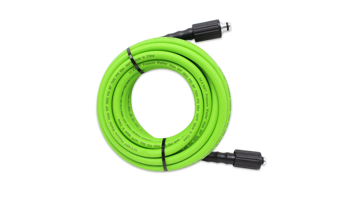 Customized 1/4 x 25ft / 50ft Kink Free High Pressure Car Washer Hose 3600PSI with M22 Fittings | PASSIONHOSE 1