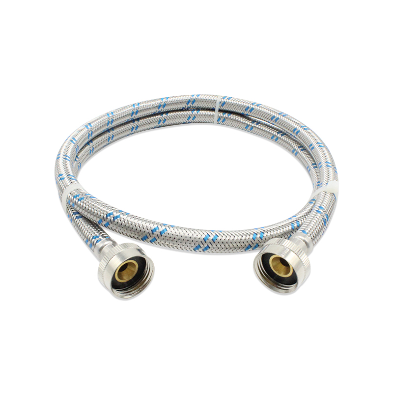 Washing Machine Hoses for Hot and Cold Water Supply Lines, EPDM Inner Tube Premium Stainless Steel Wash Machine Parts 14