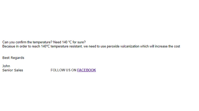 Peroxide Vulcanized EPDM Filler Neck 1