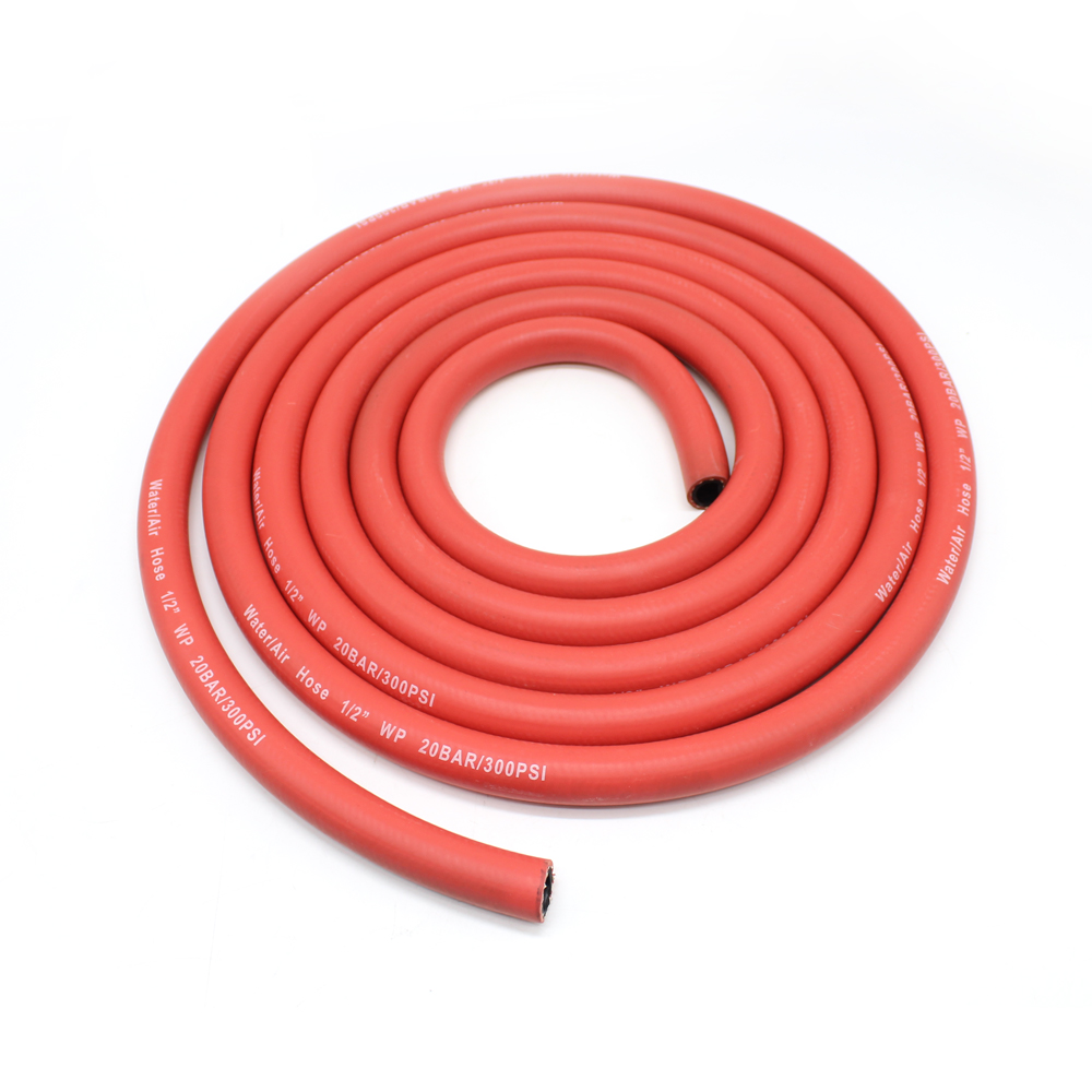 High Quality Flexible Aging Resistance Working Pressure 300psi Red Color Rubber Air Hose | PASSIONHOSE 12