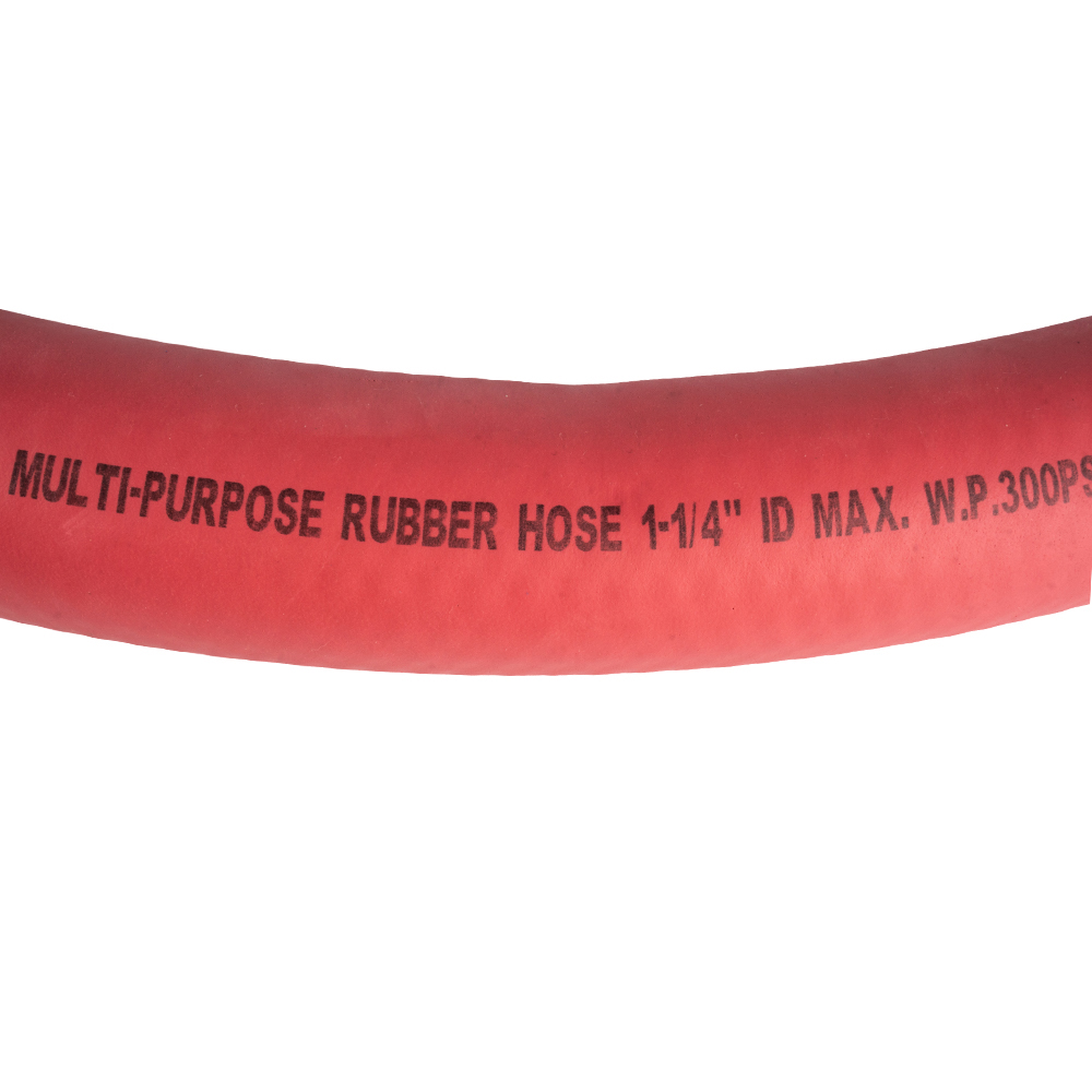 W.P 300PSI 1 1/4 Air & Water Multipurpose General Purpose EPDM Rubber Hose | Passion Hose 14