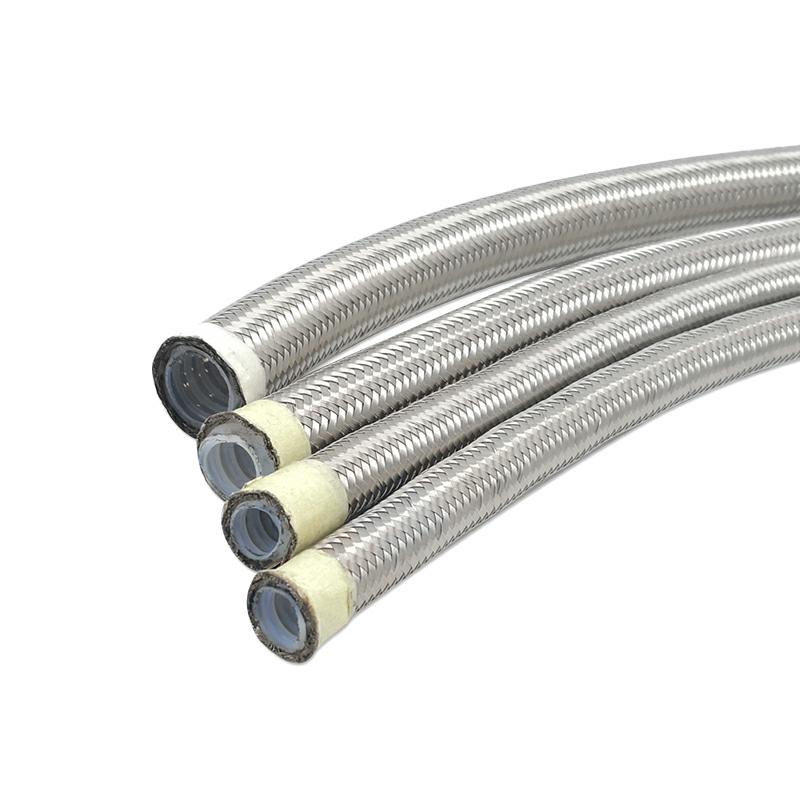 Chemical Resistance High Temperature Resistance Stainless Steel Braided Convoluted PTFE Hose Manufacturers | PASSIONHOSE 8