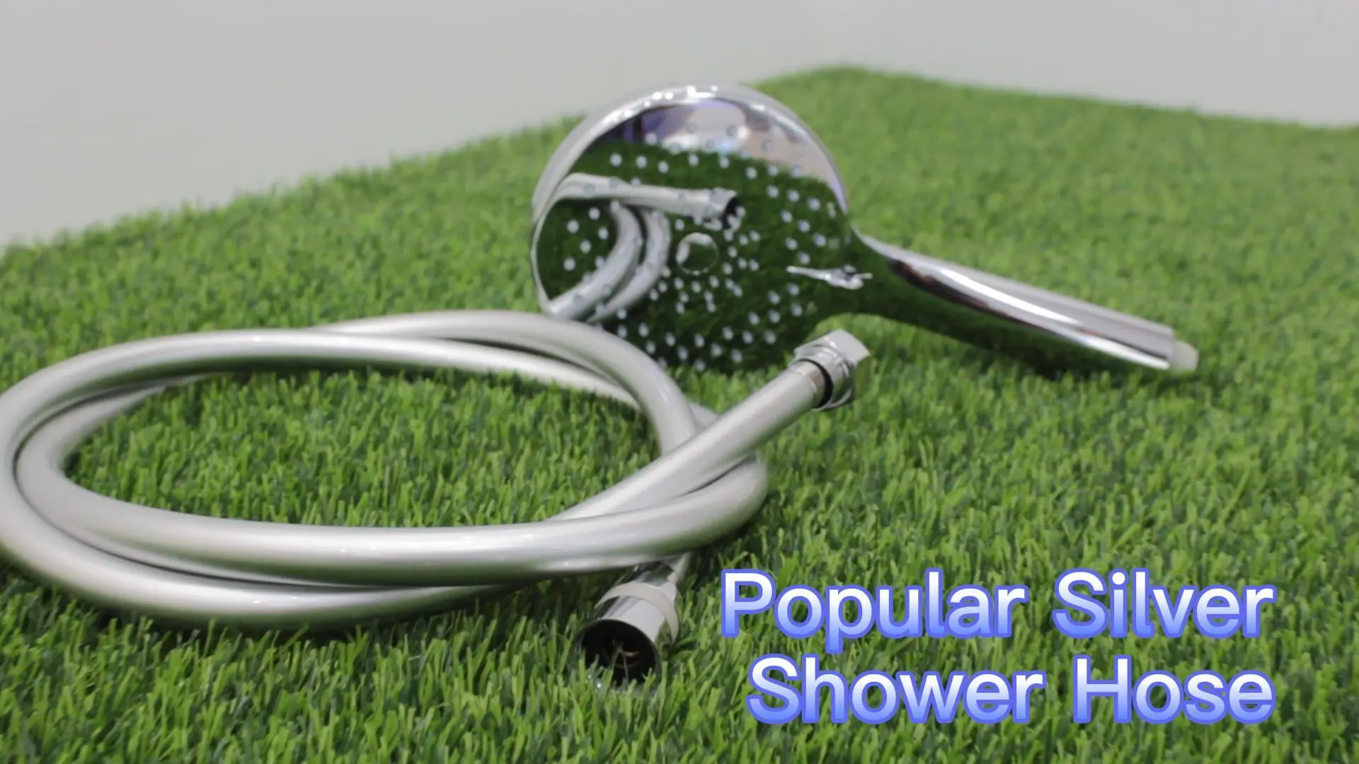 1.2M 1.5M 2M Non-toxic Leakproof Handheld Shower Head Hose Flexible Anti-Kink PVC Silver Color Hose 1