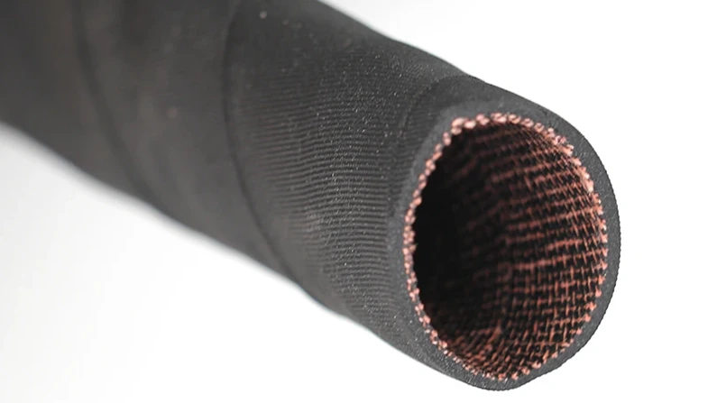 32mm I.D Fireproof Cloth Cover Wear-resistant Rubber Hose for Argon Welding 1