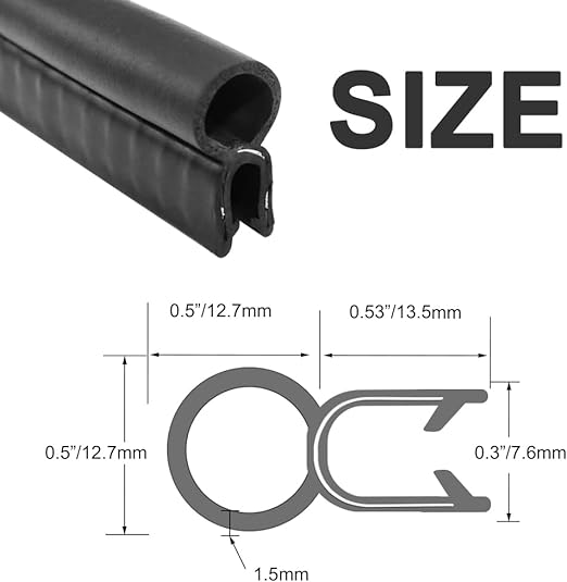 Customized Rubber Seal Strip Trim Seal Vertical Bulb Fits Edge Automotive Weather Stripping for Cars | PASSIONHOSE 10