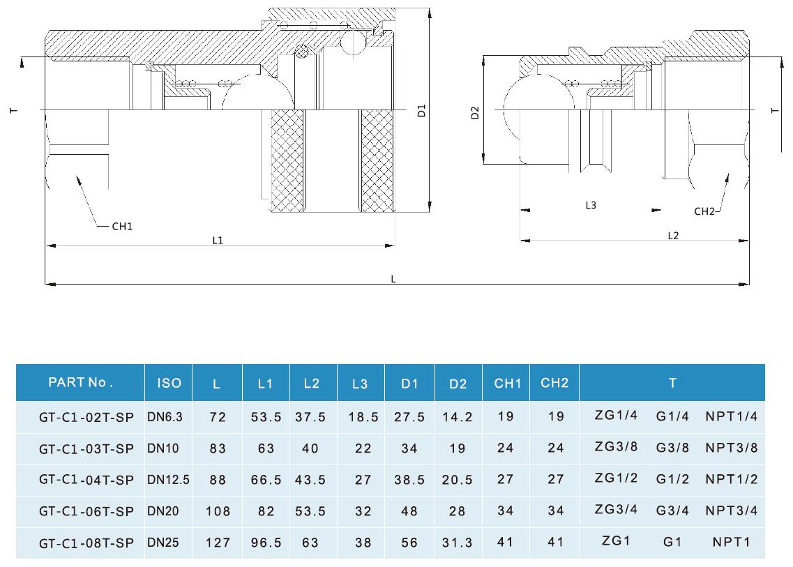 ISO 5675 Ball Valves Type Hydraulic Quick Coupler 13
