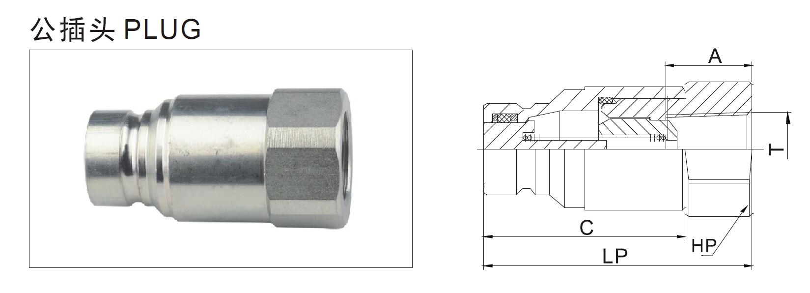 Customized ISO 16028 Flat Type Face Hydraulic Quick Coupler Manufacturer 12
