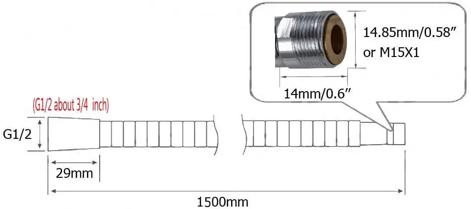 PASSIONHOSE | New kitchen tap pull out hose supply 4