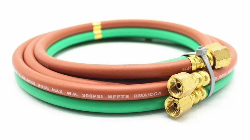 I.D 1/4'' W.P 300Psi Fire Retardant Grade T Twin Welding for Fuel Gas | PASSIONHOSE 1