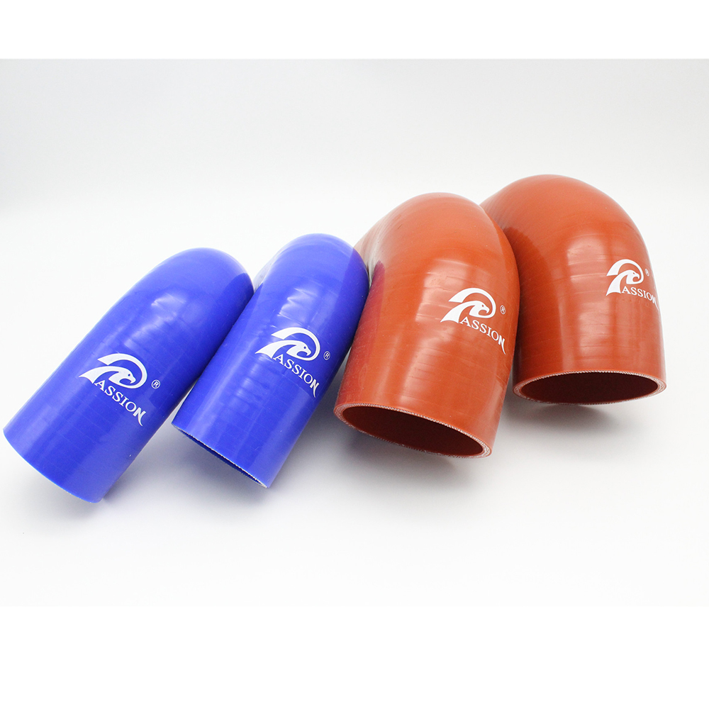 بايشون - خرطوم سيليكون بزاوية 90 درجة، أنبوب توربو أزرق مخصص للسيارات مقاس 1 بوصة 8