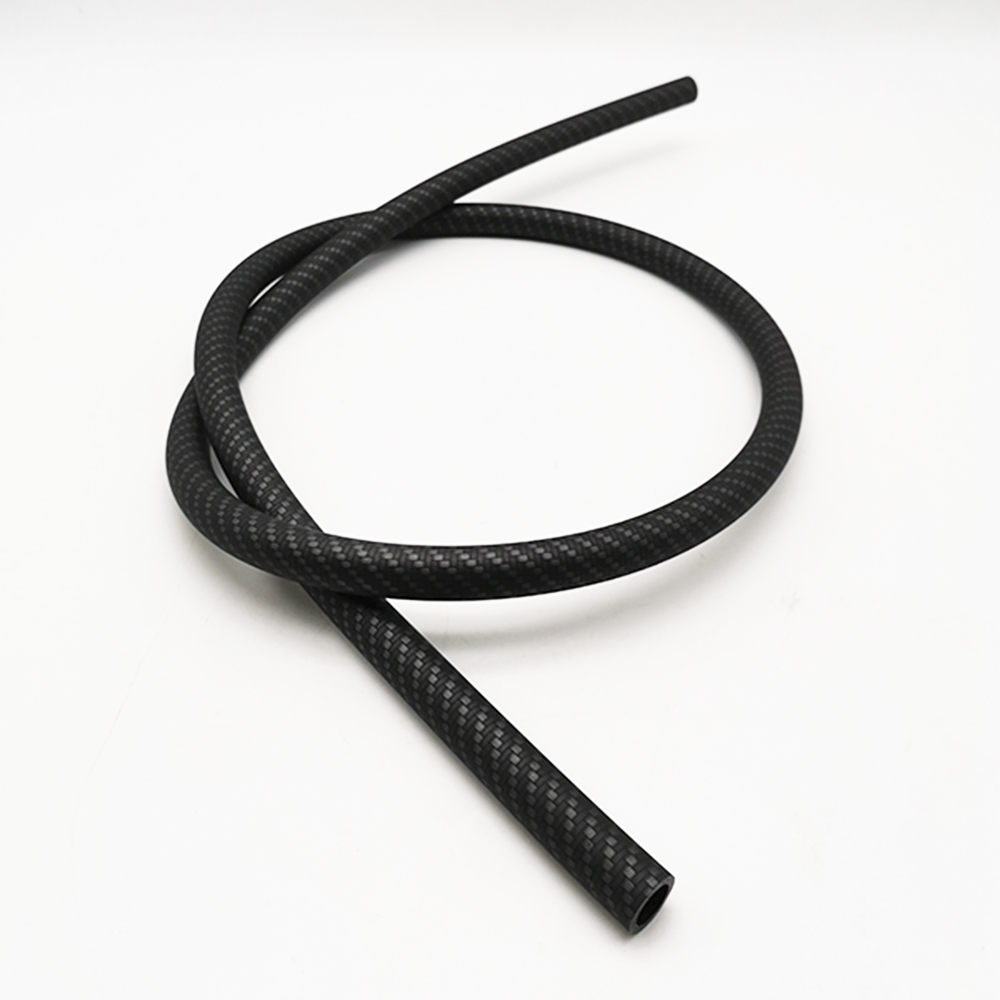 Paishun - High Quality Carbon Style With Pattern Soft Touch Silicone Carbon Hookah Hose Hookah Silicone Hose 15