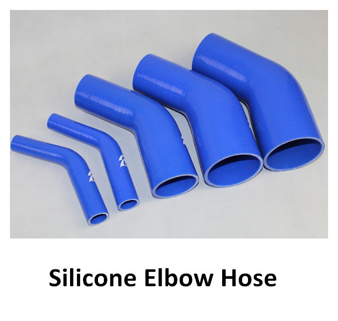 Paishun - High Temp Reinforced 45/30 Degree Coupler 3/8 inch Elbow Silicone Hoses 0.8Mpa Burst Pressure Pipe Silicone Rubber hose 15