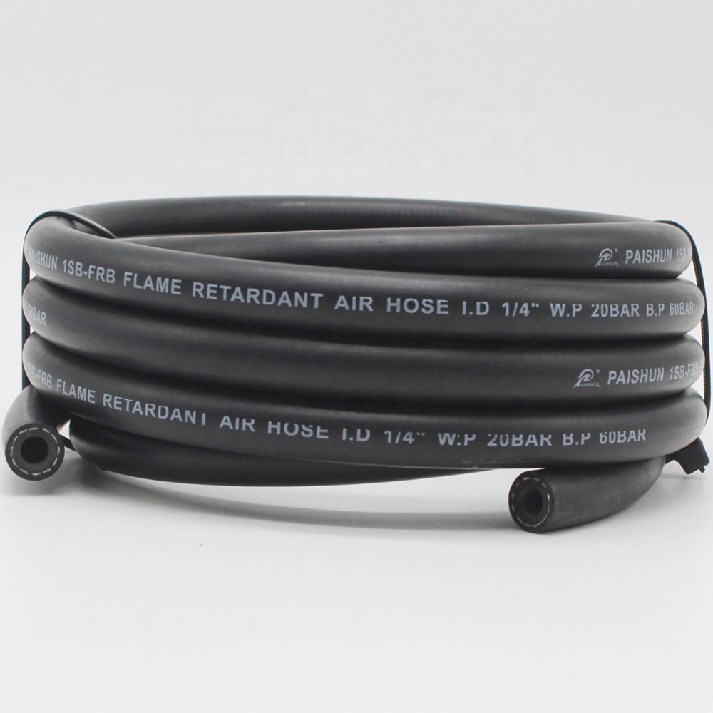 Paishun - High Medium Pressure Flame Resistant Rubber Breathing Air Hose Rubber Air/ Water Hose 11