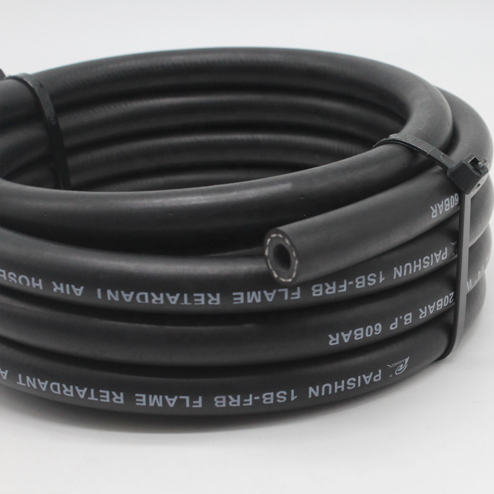 Paishun - High Medium Pressure Flame Resistant Rubber Breathing Air Hose Rubber Air/ Water Hose 10
