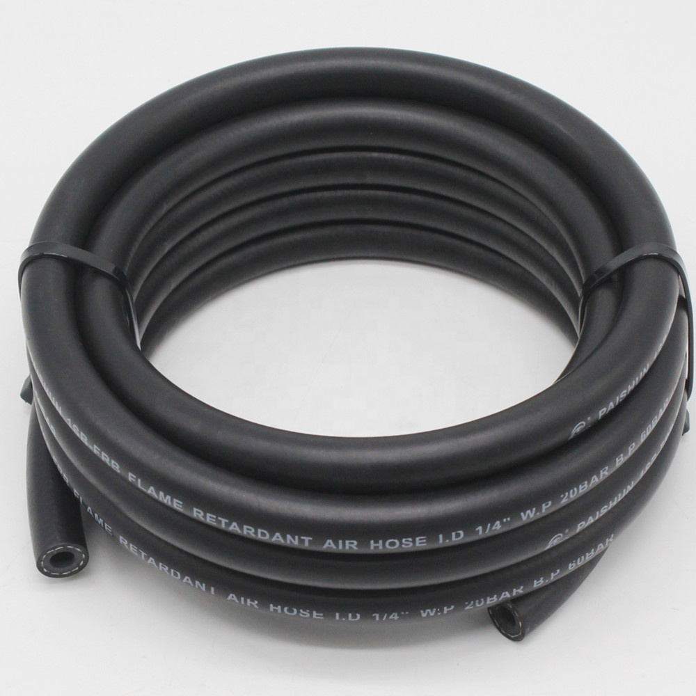 Paishun - High Medium Pressure Flame Resistant Rubber Breathing Air Hose Rubber Air/ Water Hose 12