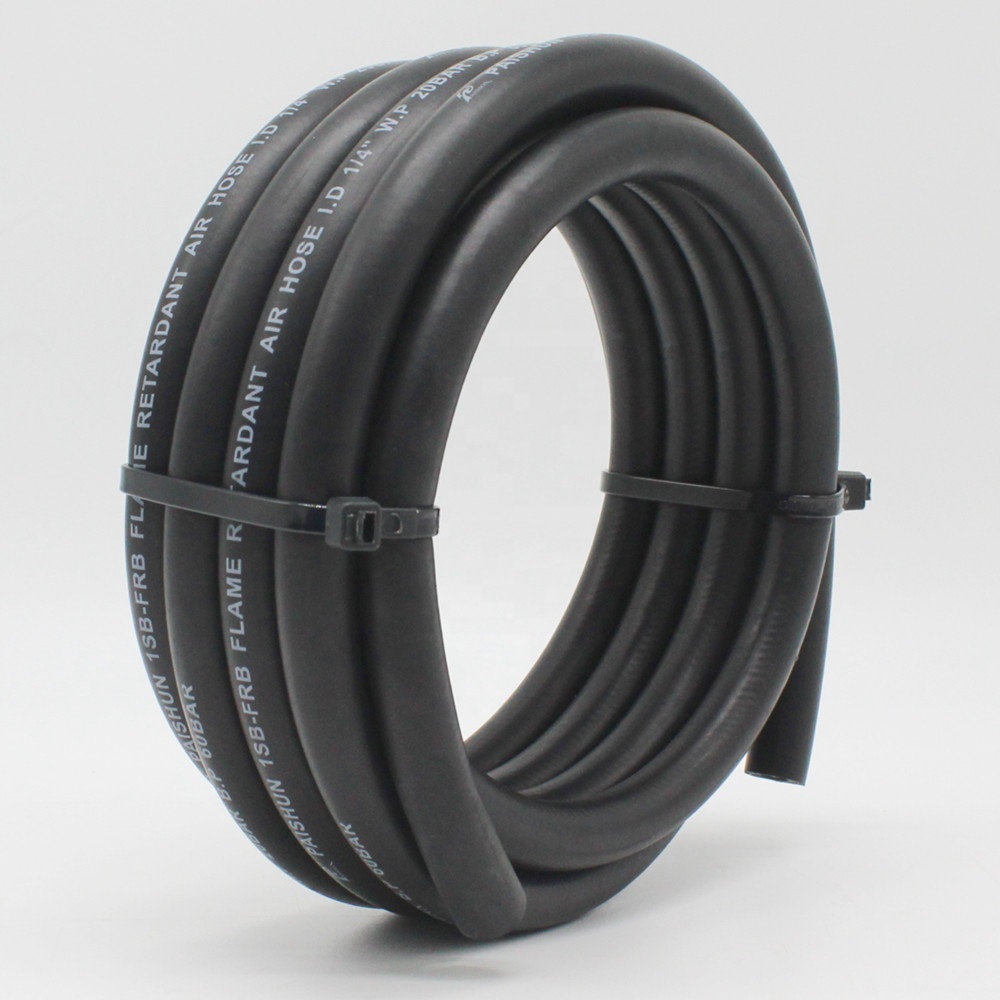 Paishun - High Medium Pressure Flame Resistant Rubber Breathing Air Hose Rubber Air/ Water Hose 8
