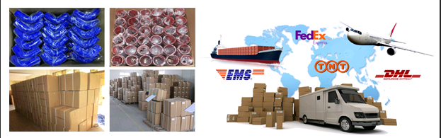 4 Tube Elbow 90 Degree Silicone ID 1.5 Inch Radiator Hose