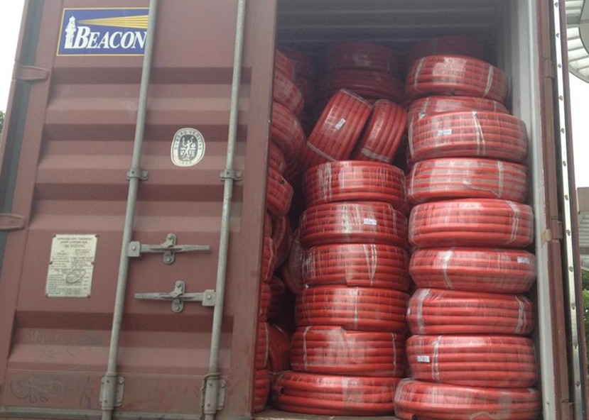 3/4" Inch Rubber Garden Water Hose with Male and Female Connectors