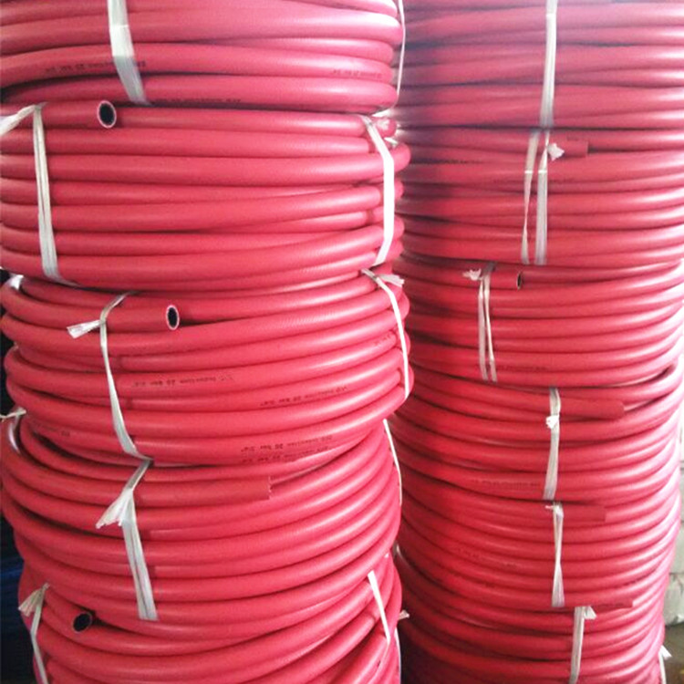 Paishun - 5/8 Inch Industrial Red Water Rubber Hose Rubber Air/ Water Hose 11