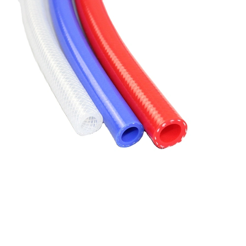 Paishun - High Temperature And Pressure Resistance Braided Silicone Flexible Pipe For Heating Tube Heater/ Vacuum/ Braided Hose 1