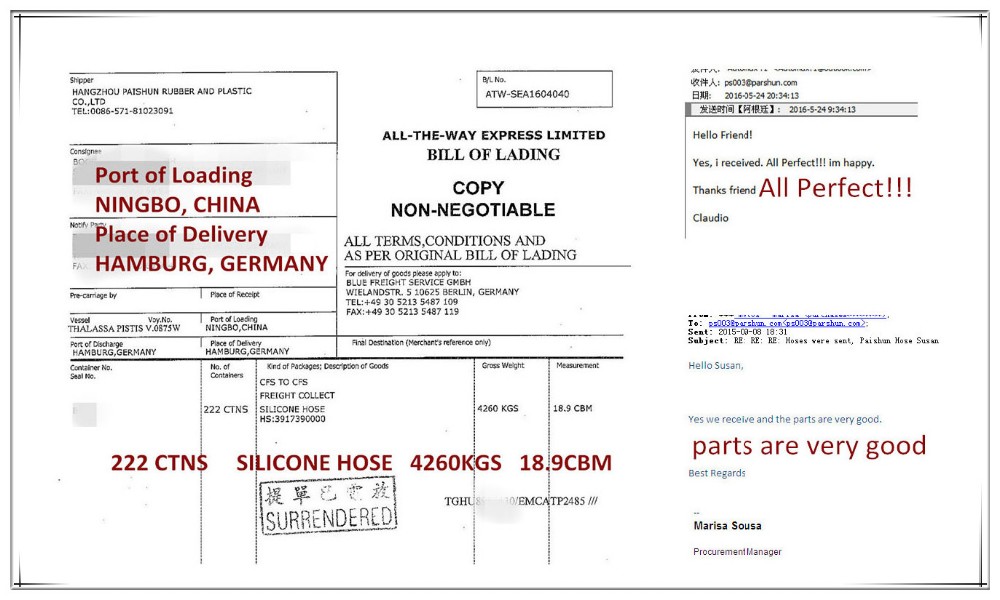 Paishun - 4" binnendiameter met 6" lengte, rode stoffen CAC-slang met bult, rechte siliconenslang met bult 7