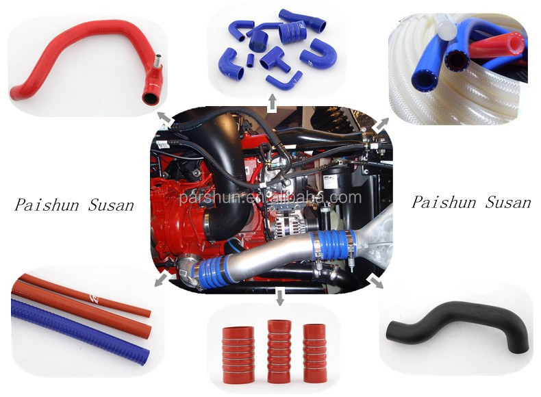 Paishun - Flexible Heat Resistant Intercooler Turbo Silicone Hose Auto Parts Pipe For Replacement Silicone Hose Kits 16