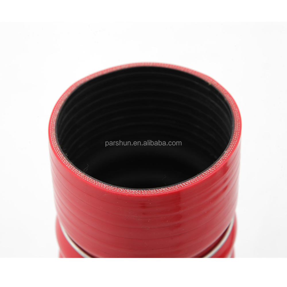 Paishun - Ring Reinforced Silicone Pipe Red OEM 8196320-0168 Heavy Truck Hose Silicone / Rubber OEM Hose 8