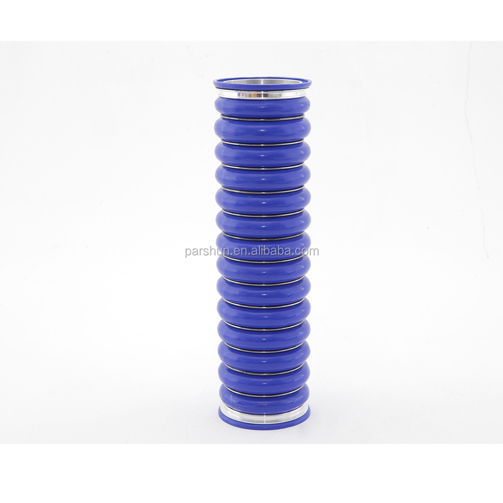 Paishun - Tubo flessibile in silicone OEM 20589123 con 14 gobbe e 15 anelli per aria di ricarica per camion pesanti europei Tubo flessibile in silicone/gomma OEM 9