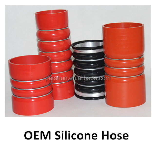 Black Automotive Bending Radiator AEM/ACM/EPDM Rubber Heat Resistant Hose